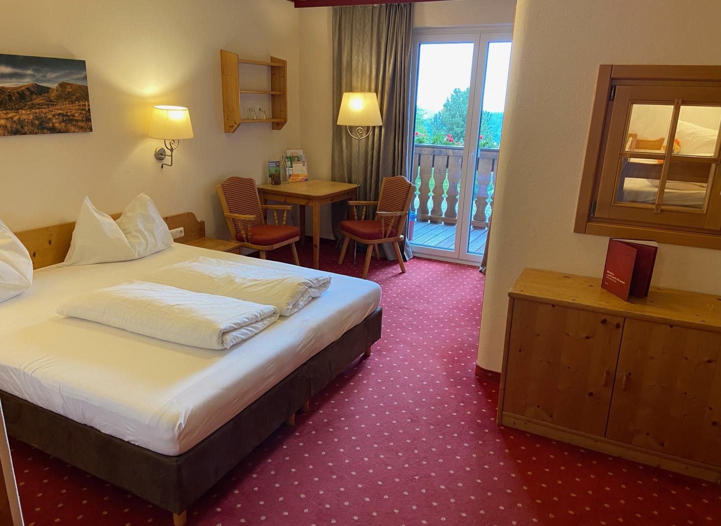 Heidi-Hotel Falkertsee TanteDeteBalkon