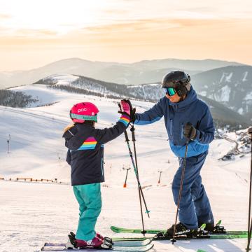 Skifahren_Falkert_Heidi-Alm Skipark_Familie_Nockberge_Winter &copy; Christoph Rossmann_MBN Tourismus (12)