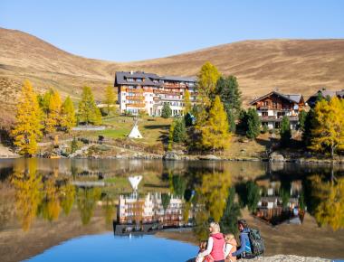 Wandern_Familienwandern rund um den Falkertsee_Heidi Alm Falkert_Familie_Nockberge_Herbst &copy;Gert Perauer_MBN Tourismus (25)