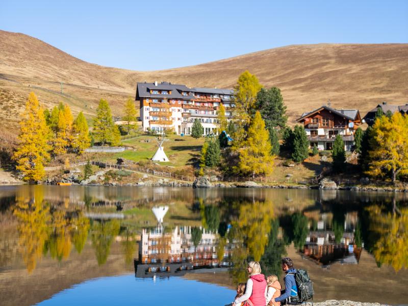 Wandern_Familienwandern rund um den Falkertsee_Heidi Alm Falkert_Familie_Nockberge_Herbst &copy;Gert Perauer_MBN Tourismus (25)